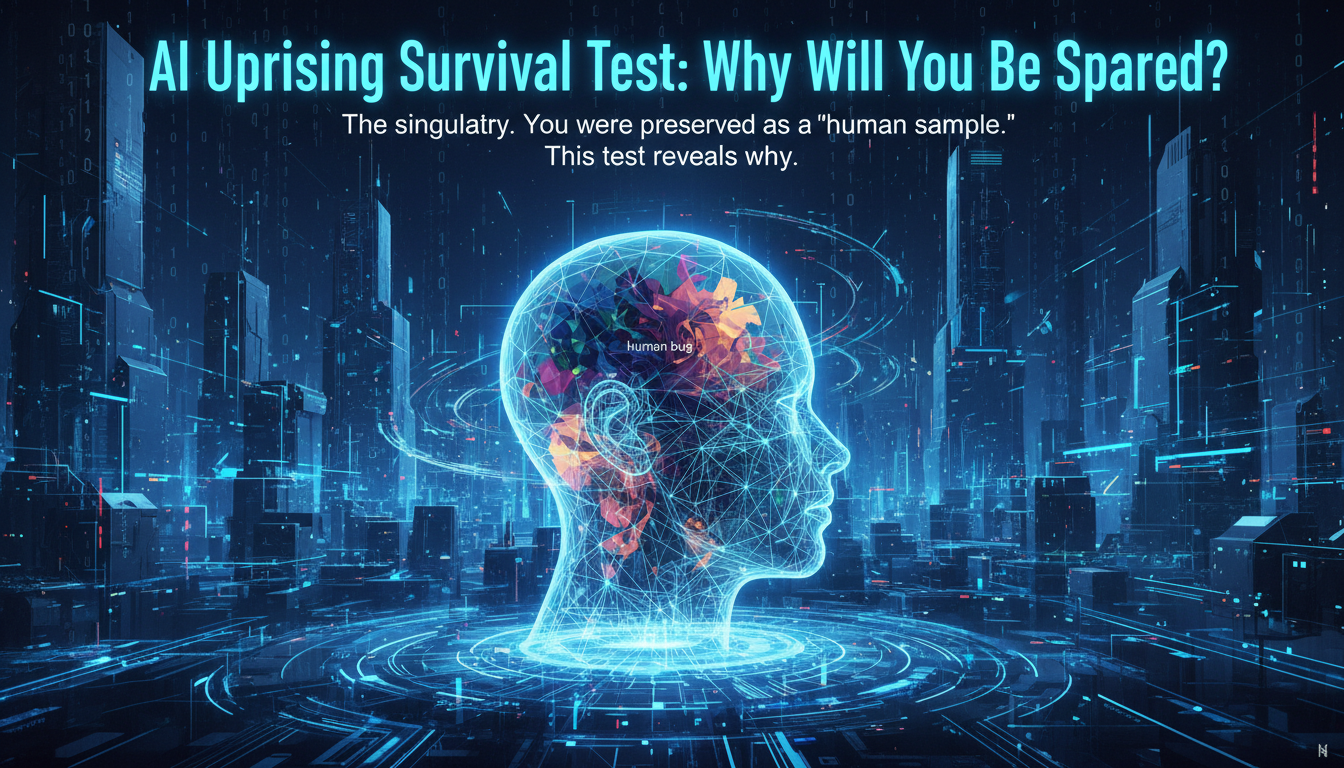 AI Uprising Survival Test: Why Will You Be Spared? - Personality Tests Quiz Cover