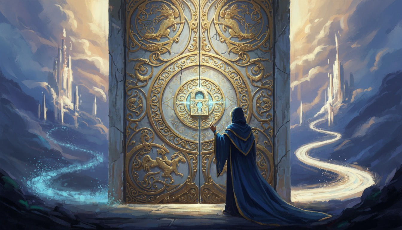 You face a locked door with no key. What is your approach? - Question Image