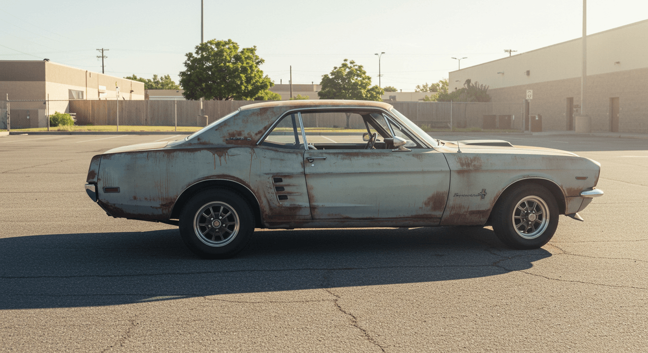 This iconic American muscle car, introduced in 1964, is famous for its "pony car" status and long production run. - Question Image