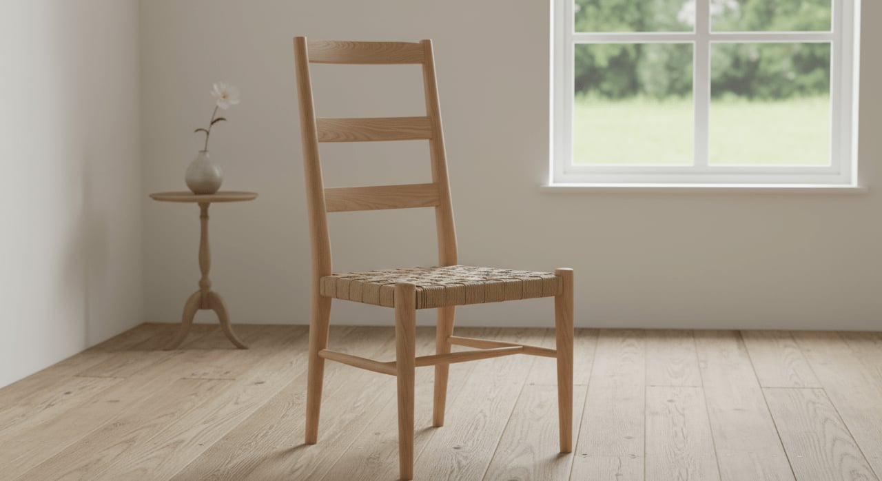 What is the fundamental principle behind the simplicity and functionality of Shaker furniture design? - Question Image