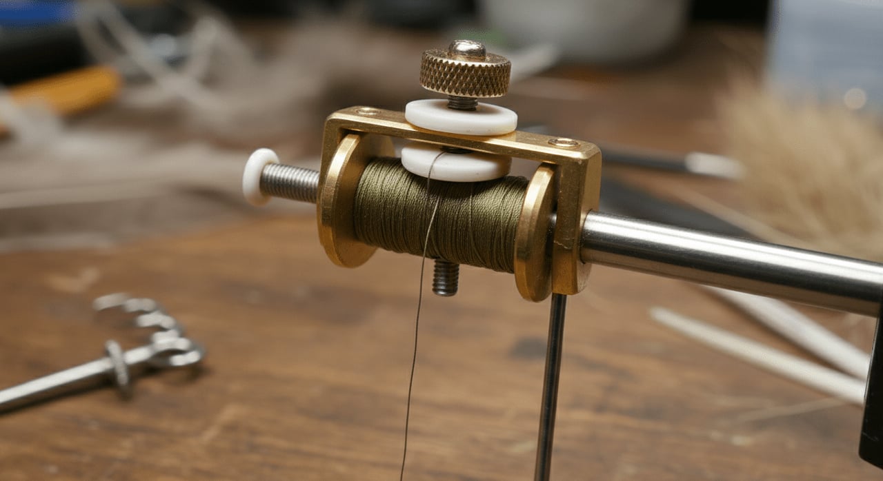 What is the primary function of a bobbin in the fly tying process? - Question Image