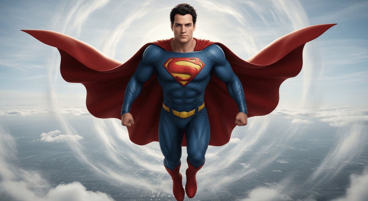 What is the primary color associated with the iconic superhero Superman, often seen in his cape and suit? - Question Image