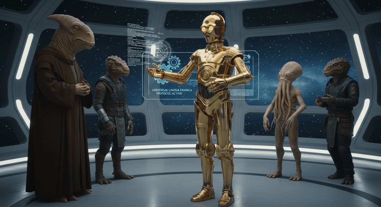 What is the primary function of a protocol droid like C-3PO in Star Wars lore? - Question Image
