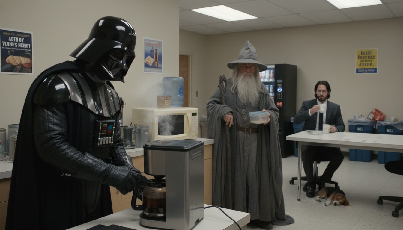 Famous Movie Characters in Unlikely Situations - Film & TV Quiz Cover