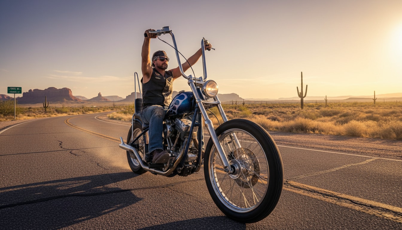 Born to Ride: USA's Motorcycle Mania -  Quiz Cover